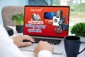 Trúng xe tay ga, đồ điện máy khi cà thẻ VietCredit để mua sắm
