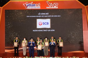 SCB: Top 50 Doanh nghiệp xuất sắc nhất Việt Nam năm 2021 