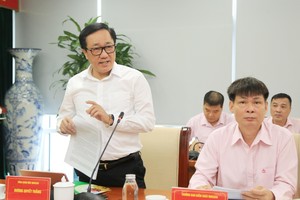 Tổng giám đốc Ngân hàng Chính sách xã hội Dương Quyết Thắng báo cáo kết quả hoạt động 9 tháng đầu năm 2022