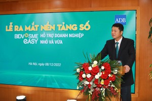 Ông Lê Ngọc Lâm, Tổng giám đốc BIDV phát biểu tại sự kiện