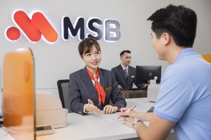 MSB giảm tiếp 1%/năm lãi suất vay với khách hàng hiện hữu