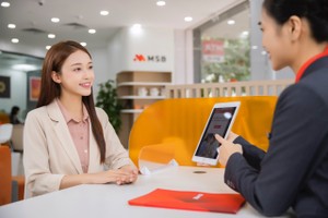 Lợi nhuận hợp nhất trước thuế 6 tháng của MSB đạt 3.548 tỷ đồng, hoàn thành 56% kế hoạch năm