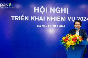 Ông Phạm Tiến Dũng, Phó Thống đốc Ngân hàng Nhà nước Việt Nam phát biểu tại Hội nghị.