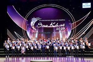 Lần thứ 9, Agribank được vinh danh Hệ thống công nghệ thông tin Xuất sắc tại Giải thưởng Sao Khuê 2024