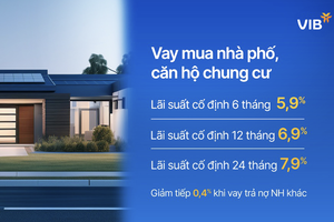 VIB đưa ra giải pháp vay mua nhà phố, mua căn hộ linh hoạt bậc nhất thị trường