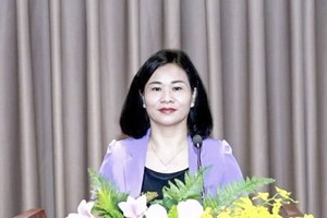 Bà Nguyễn Thị Tuyến - Ủy viên Trung ương Đảng, Chủ tịch Hội Liên hiệp Phụ nữ Việt Nam, kiêm giữ chức Ủy viên Hội đồng quản trị Ngân hàng Chính sách xã hội Việt Nam.