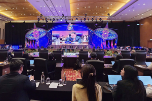 Phó Thống đốc Nguyễn Ngọc Cảnh phát biểu tại phiên đối thoại với các Hội đồng doanh nghiệp