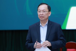 Ông Đào Minh Tú, Phó Thống đốc Thường trực NHNN Việt Nam chia sẻ tại sự kiện.