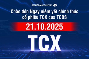 Lợi nhuận 9 tháng TCBS (TCX) hơn 5.000 tỷ đồng, hoàn thành gần 90% kế hoạch năm