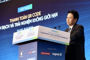 Ông Phạm Tiến Dũng, Phó Thống đốc Ngân hàng Nhà nước Việt Nam phát biểu tại sự kiện.