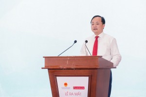 Ông Tô Huy Vũ, Chủ tịch Hội đồng Thành viên Agribank phát biểu tại buổi lễ