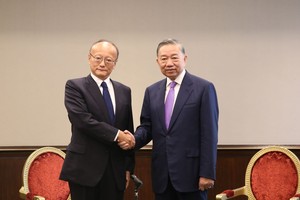 Tổng Bí thư, Chủ tịch nước Tô Lâm tiếp ông Masato Kanda, Chủ tịch Ngân hàng Phát triển Châu Á (ADB). Ảnh: Cổng thông tin điện tử Đảng Cộng sản Việt Nam