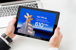 Chọn gói nâng hạng tài chính, nhận đặc quyền đến hơn 610 triệu đồng tại VIB