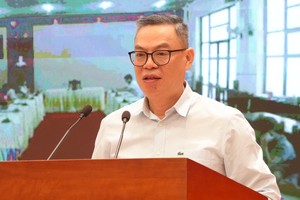 Chủ tịch HĐQT VietinBank Trần Minh Bình phát biểu tại Hội nghị