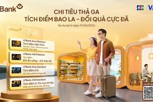LPBank nâng cấp đồng thời bốn dòng thẻ tín dụng quốc tế gồm LPBank Visa Platinum, LPBank Visa Standard, LPBank JCB Platinum và LPBank JCB Standard