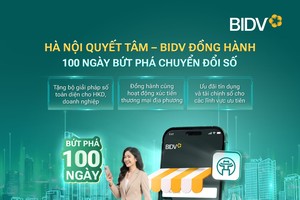 “100 ngày chuyển đổi số” tại Thủ đô cùng BIDV