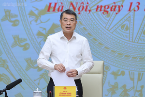 Thủ tướng Lê Minh Hưng chủ trì cuộc làm việc với Ngân hàng Nhà nước Việt Nam. Ảnh: chinhphu.vn/Nhật Bắc