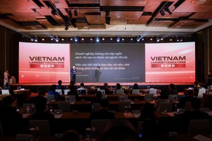Ông Đậu Anh Tuấn, Phó tổng thư ký kiêm Trưởng Ban Pháp chế Liên đoàn Thương mại và Công nghiệp Việt Nam (VCCI) chia sẻ tại Sự kiện