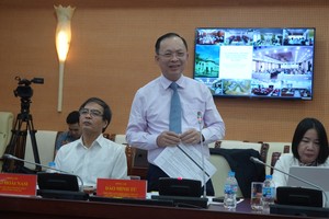 Ông Đào Minh Tú, Phó Chủ tịch kiêm Tổng Thư ký Hiệp hội Ngân hàng Việt Nam (VNBA) phát biểu tại Hội nghị
