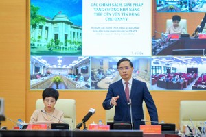 Thống đốc Ngân hàng Nhà nước Việt Nam Phạm Đức Ấn phát biểu kết luận tại Hội nghị