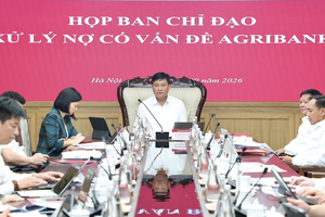Ông Phạm Toàn Vượng, Thành viên Hội đồng thành viên, Tổng Giám đốc Agribank, Trưởng Ban Chỉ đạo xử lý nợ có vấn đề chủ trì phiên họp