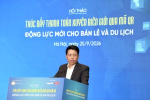 Phó Thống đốc Ngân hàng NHNN Phạm Tiến Dũng phát biểu khai mạc Hội thảo