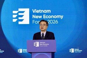 Ông Nguyễn Thanh Nghị, Ủy viên Bộ Chính trị, Bí thư Trung ương Đảng, Trưởng Ban Chính sách, chiến lược Trung ương phát biểu khai mạc Diễn đàn