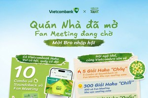 Vietcombank đồng hành cùng Fan Meeting đầu tiên của Quán Nhà Haha, mang hàng nghìn cơ hội gặp gỡ, giao lưu cho khách hàng yêu thích chương trình 