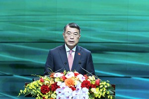 Thủ tướng Chính phủ Lê Minh Hưng phát biểu chỉ đạo tại Lễ công bố sản phẩm đạt Thương hiệu quốc gia Việt Nam lần thứ 10