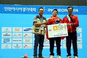 BSH trao thưởng hơn 1,5 tỷ đồng cho Đoàn thể thao Việt Nam tham dự ASIAN Games và ASIAN Para Games 2014