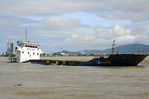Tàu Nam Khánh 26 bị chìm tại Quy Nhơn