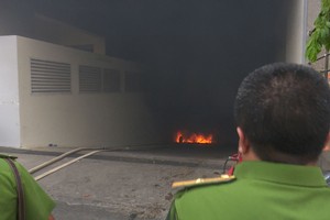 Vụ cháy xảy ra tại hầm Chung cư Carina ngày 23/3 đã gây ra hậu quả rất nghiêm trọng. Ảnh: Việt Dũng