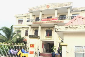 Trụ sở Tòa án nhân dân TP. Cà Mau