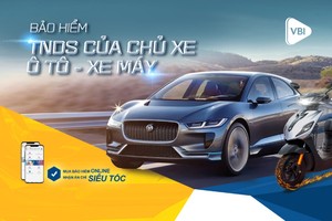 VBI đã cung cấp bảo hiểm trách nhiệm dân sự cho ô tô và xe máy