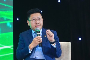 Ông Nguyễn Duy Linh, Tổng giám đốc Công ty cổ phần Chứng khoán Sài Gòn - Hà Nội (SHS). Ảnh: Dũng Minh