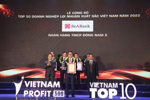 SeABank lọt Top 50 doanh nghiệp có lợi nhuận xuất sắc Việt Nam năm 2022