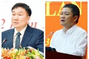 Ông Nguyễn Tuấn Anh và Phan Phong Phú, Phó Chủ tịch UBND tỉnh Gia Lai và Quảng Bình.