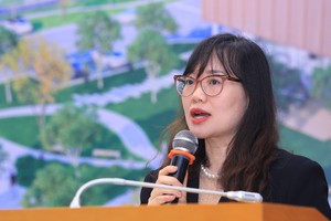 Bà Vương Thị Minh Hiếu, Phó Vụ trưởng Vụ Quản lý Khu kinh tế, Bộ Kế hoạch và Đầu tư 