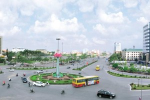 Một góc TP Hưng Yên, tỉnh Hưng Yên
