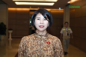 Đại biểu Trần Thị Nhị Hà (đoàn Hà Nội), Phó Giám đốc Sở Y tế Hà Nội - Ảnh: M.Minh