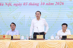 Thứ trưởng Nguyễn Đức Chi thông tin tại Họp báo Chính phủ trưa 3/10.