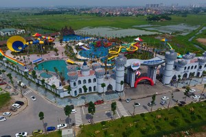 Toàn cảnh công viên nước Thanh Hà mới khai trương đã có trẻ bị đuối nước
