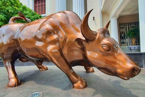 Linh vật mới của thị trường chứng khoán Việt Nam. Ảnh: Lê Toàn