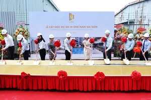 Dự án M-One Nam Sài Gòn chính thức cất nóc