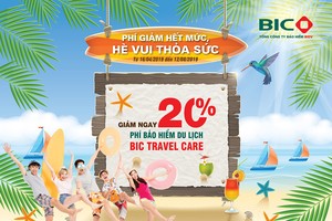 Ưu đãi 20% phí bảo hiểm du lịch BIC Travel Care trong dịp hè 2019