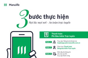 Manulife khuyến khích thực hiện yêu cầu bồi thường bảo hiểm trực tuyến