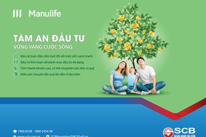 Manulife Việt Nam ra mắt sản phẩm Tâm An Đầu Tư bán qua ngân hàng SCB
