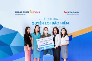 Mirae Asset Prévoir chi trả hơn 1,4 tỷ đồng quyền lợi bảo hiểm cho khách hàng