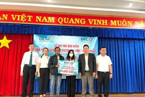 BIC chi trả hơn 870 triệu đồng quyền lợi bảo hiểm người vay vốn cho khách hàng tại Lâm Đồng