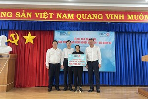 BIC chi trả hơn 2 tỷ đồng quyền lợi bảo hiểm cho khách hàng vay vốn tại Lâm Đồng